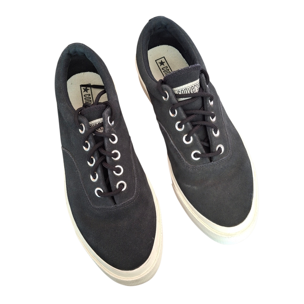 Converse Skidgrip Cons Nubuck Leather Lowtop Black Mens Sneakers 9